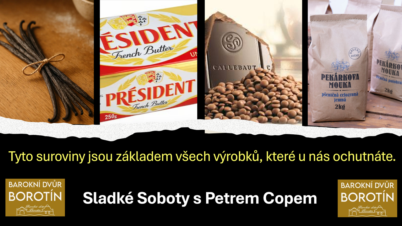 Sladké Soboty s Petrem Copem (28.2.2026 a 14.3.2026)